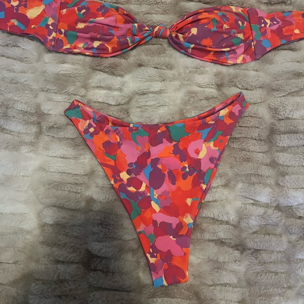 Colorful Floral Bikini Set